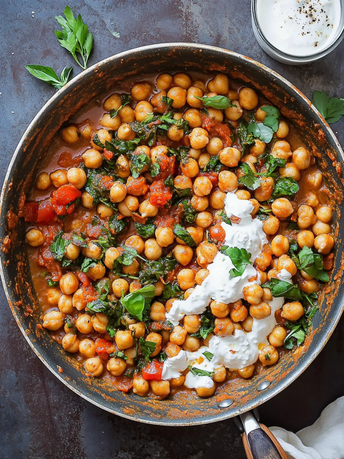 Savor One-Pan Harissa Chickpeas: Quick, Delicious Comfort! 3 One-Pan Harissa Chickpeas