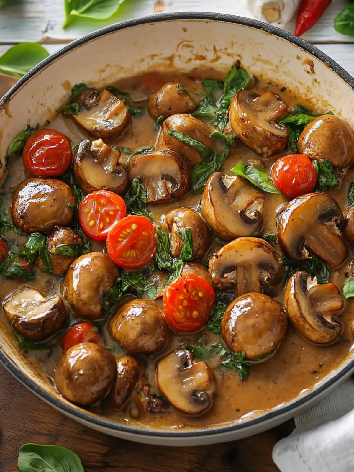Creamy Tuscan Butter Mushrooms That Elevate Your Dinner Game 4 Tuscan Butter Mushrooms