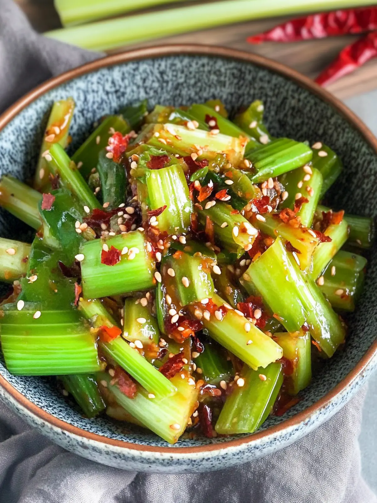 Savor the Kick: Easy Spicy Celery Stir Fry Recipe 2 Spicy Celery Stir Fry