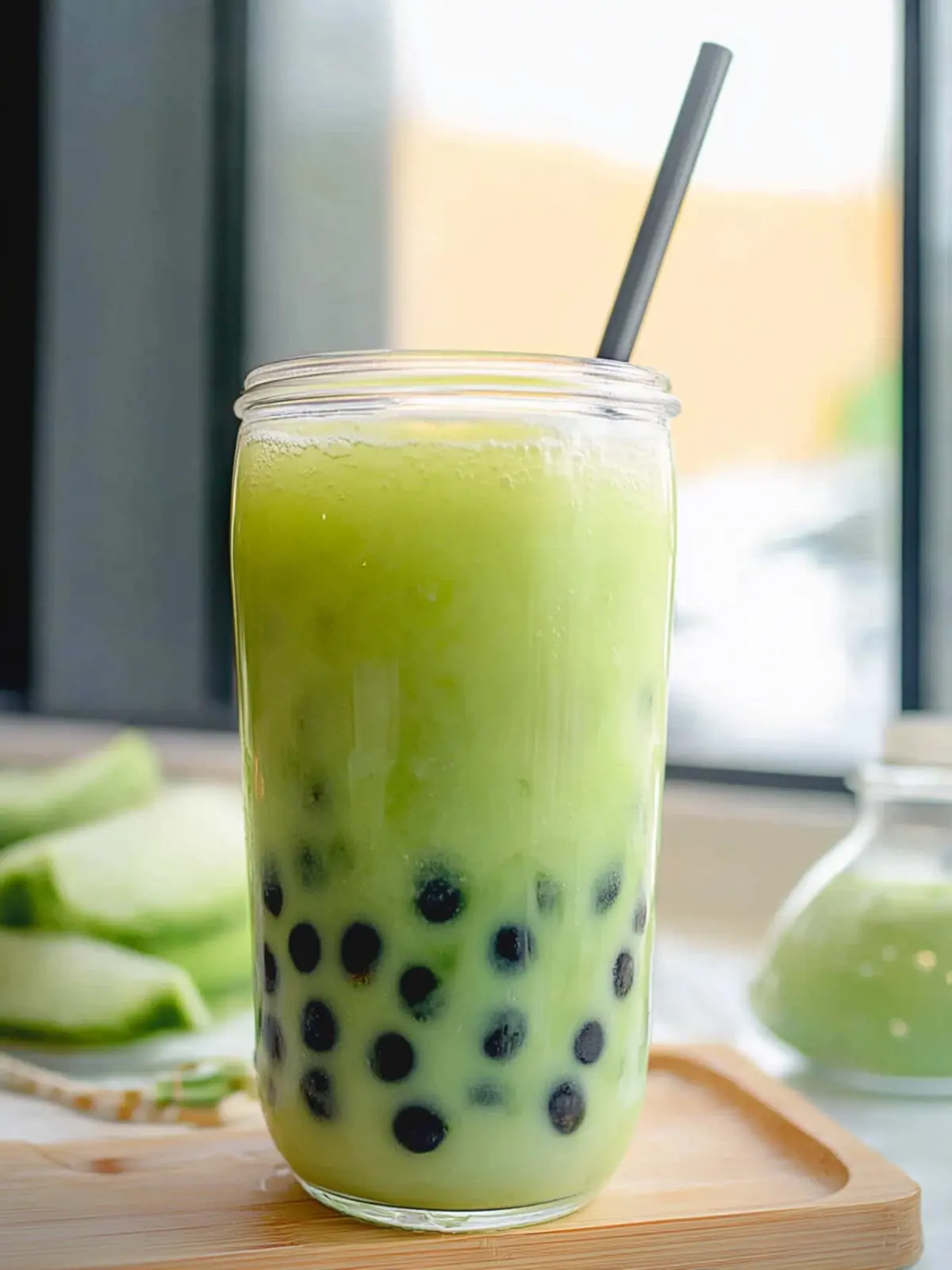 Delicious Honeydew Bubble Tea: A Refreshing Vegan Delight 3 Honeydew Bubble Tea