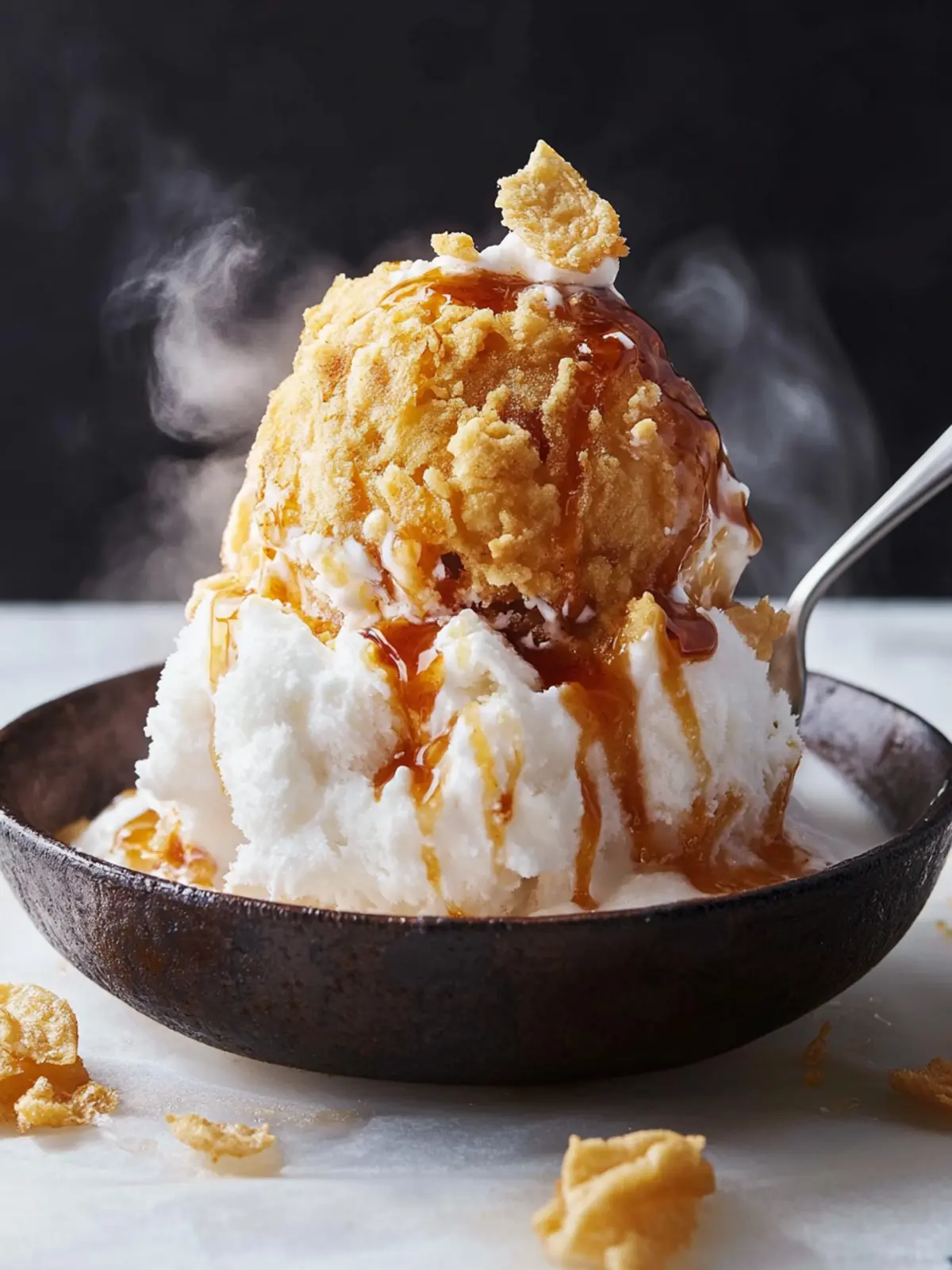 Crispy Fried Ice Cream: A Fun Twist on Classic Dessert 5 Crispy Fried Ice Cream