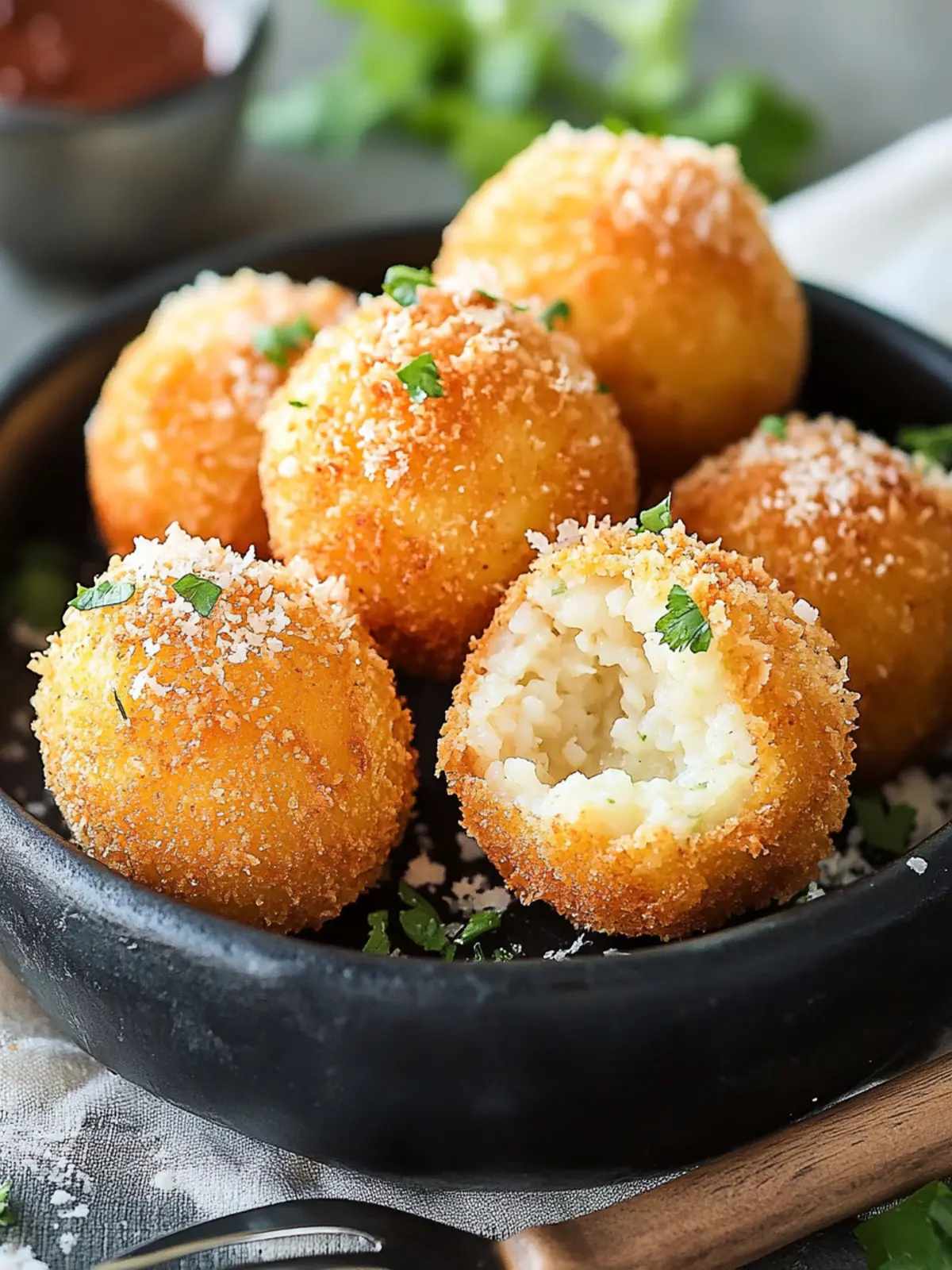 Crispy Cauliflower Arancini: Guilt-Free Flavor Explosion 5 Cauliflower Arancini