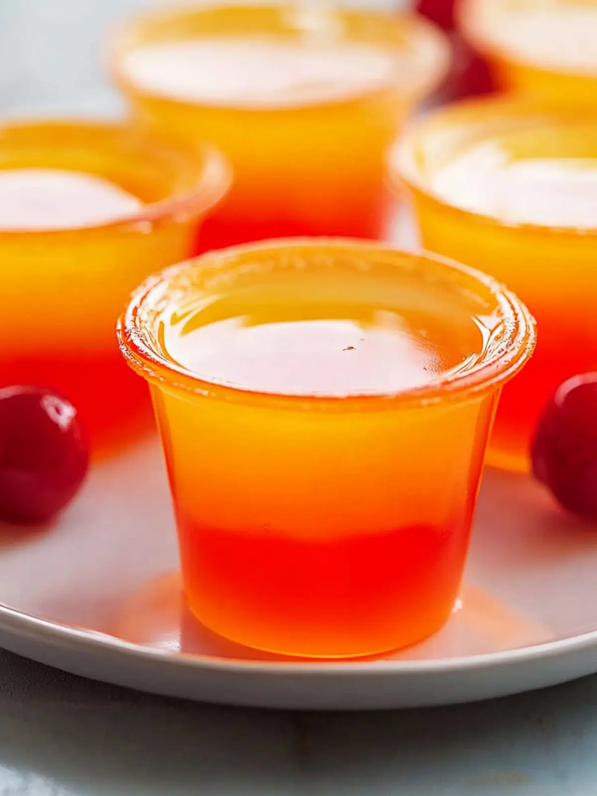 Delicious Tequila Sunrise Jello Shots for Your Next Party 4 Tequila Sunrise Jello Shots