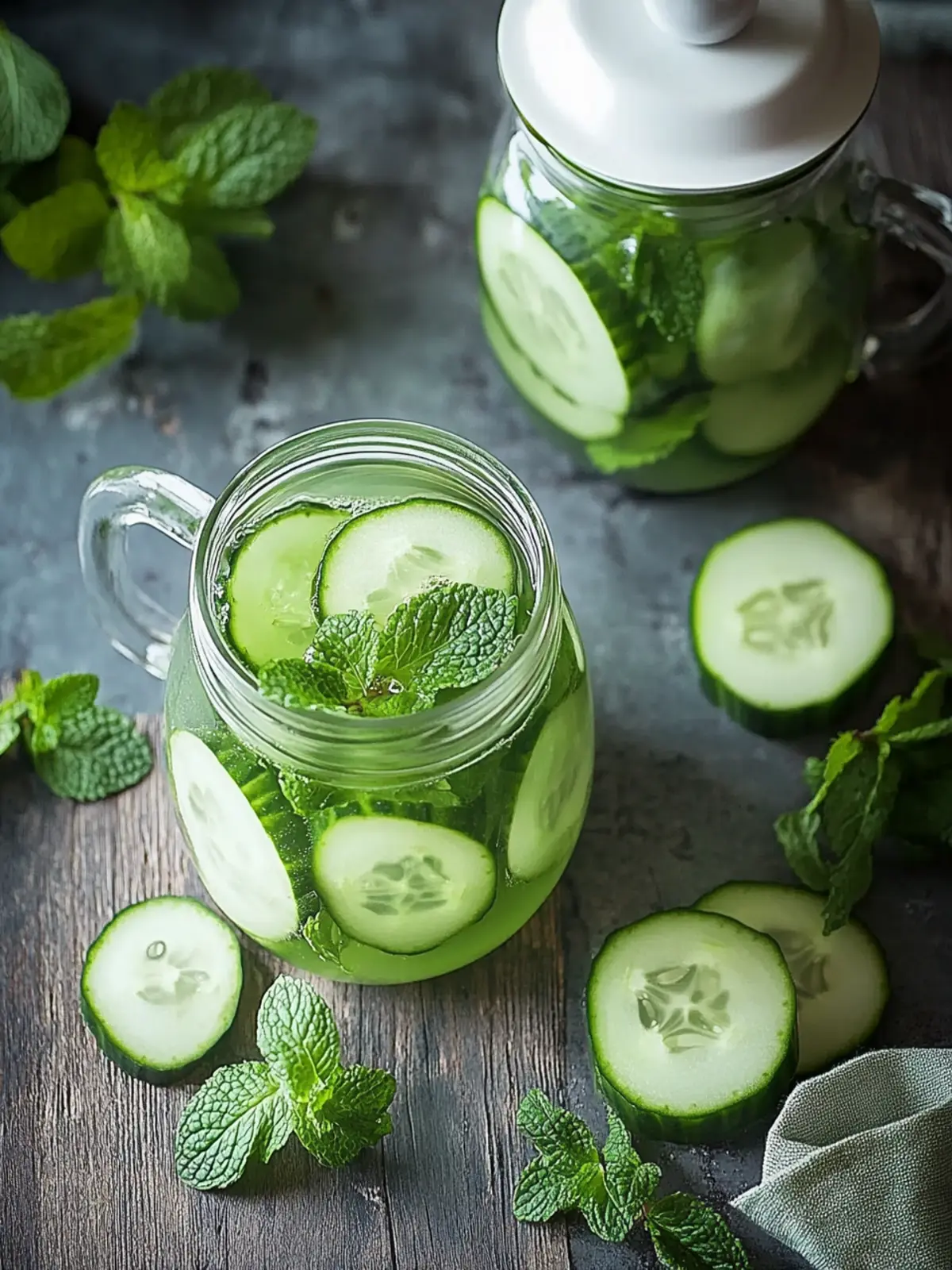Revitalize Your Day with Cucumber Peppermint Tea Delight 4 Cucumber Peppermint Tea