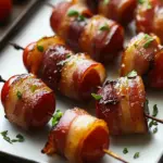 Bacon Wrapped Stuffed Peppadews for an Irresistible Snack 4 Bacon Wrapped Stuffed Peppadews