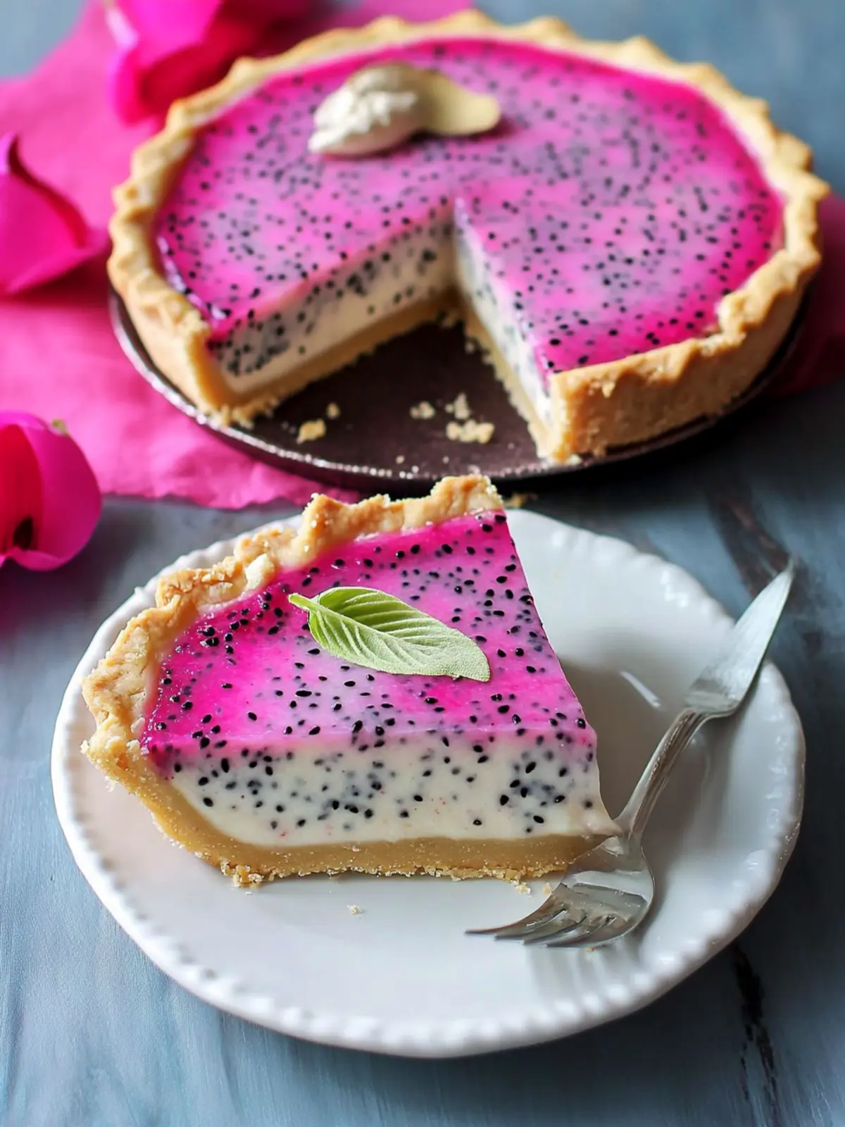 Irresistible Dragon Fruit Cream Pie You'll Dream About 3 Dragon Fruit Cream Pie