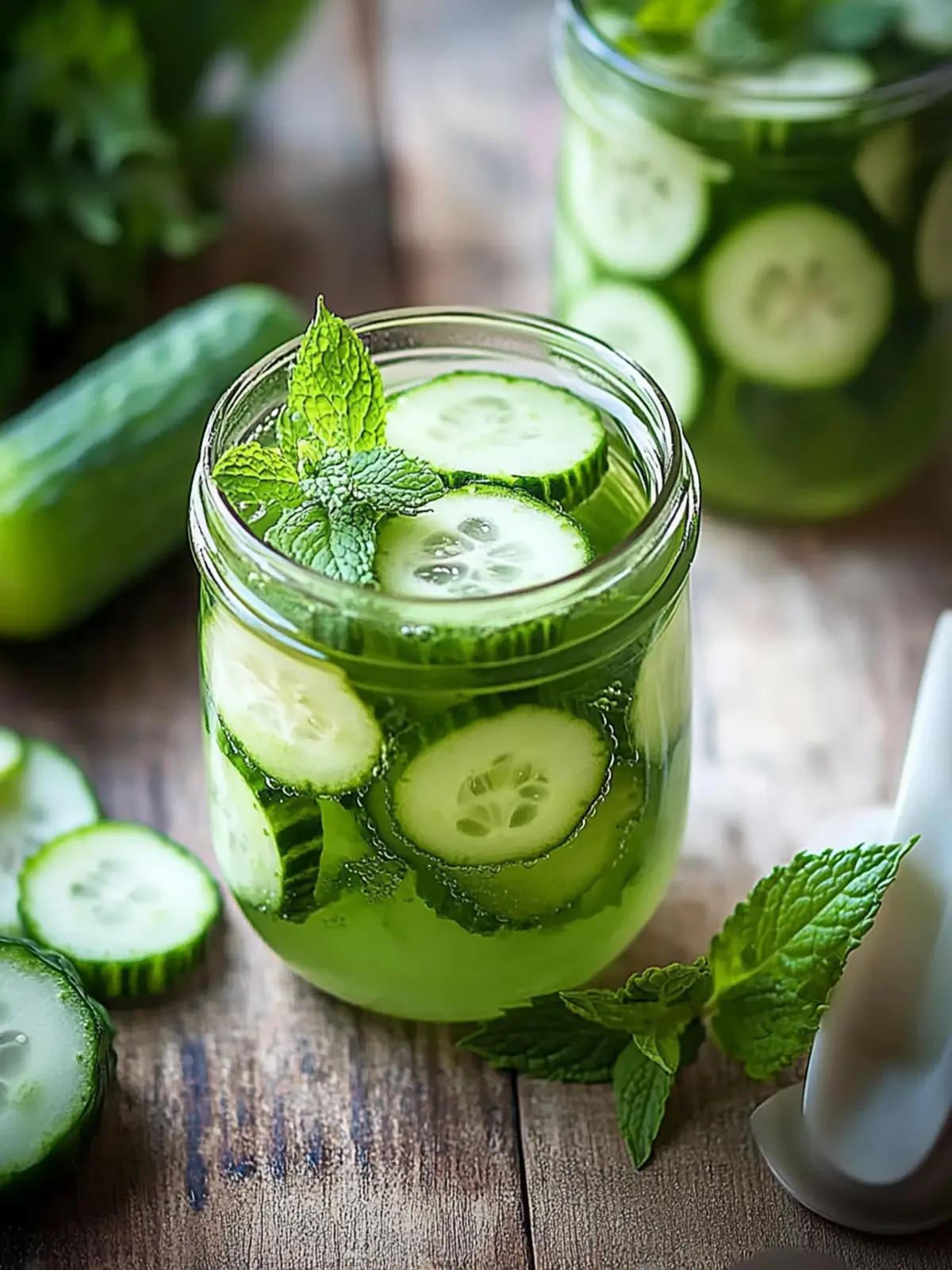 Revitalize Your Day with Cucumber Peppermint Tea Delight 2 Cucumber Peppermint Tea