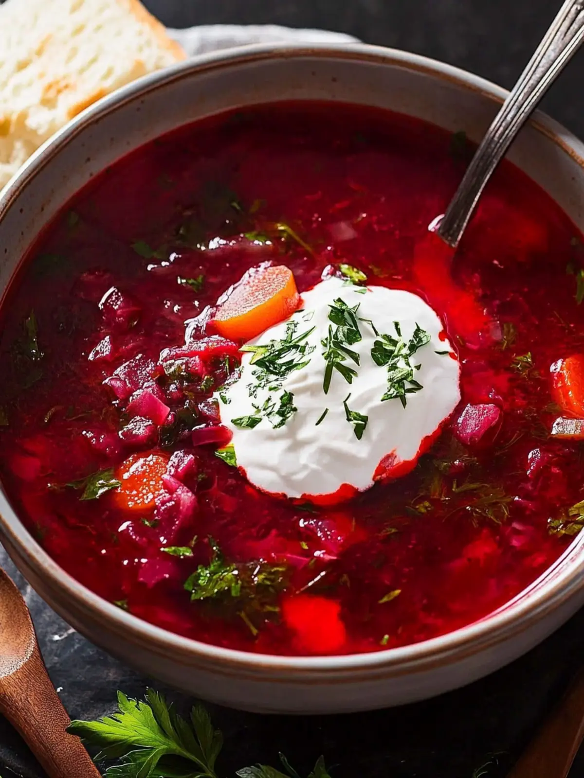 Hearty Ukrainian Borscht Soup: Your Comfort in a Bowl 4 Ukrainian Borscht Soup