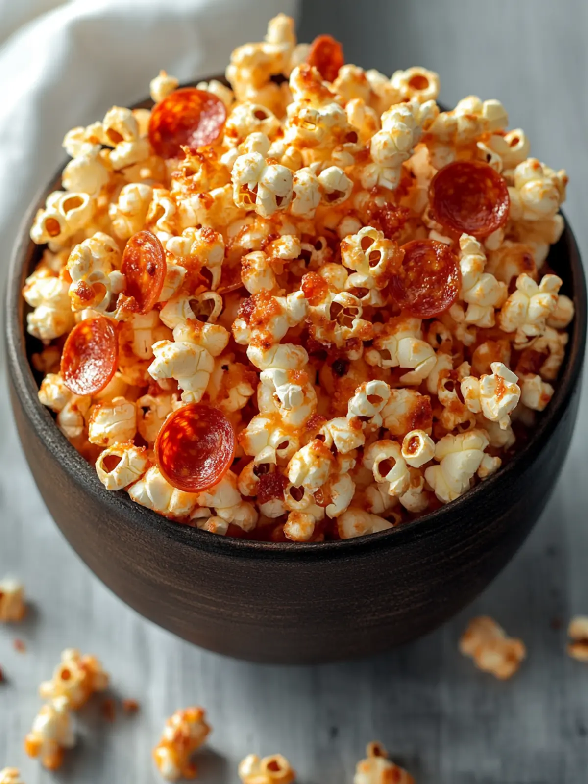 Pepperoni Pizza Popcorn: A Game-Changer for Snack Time! 2 Pepperoni Pizza Popcorn