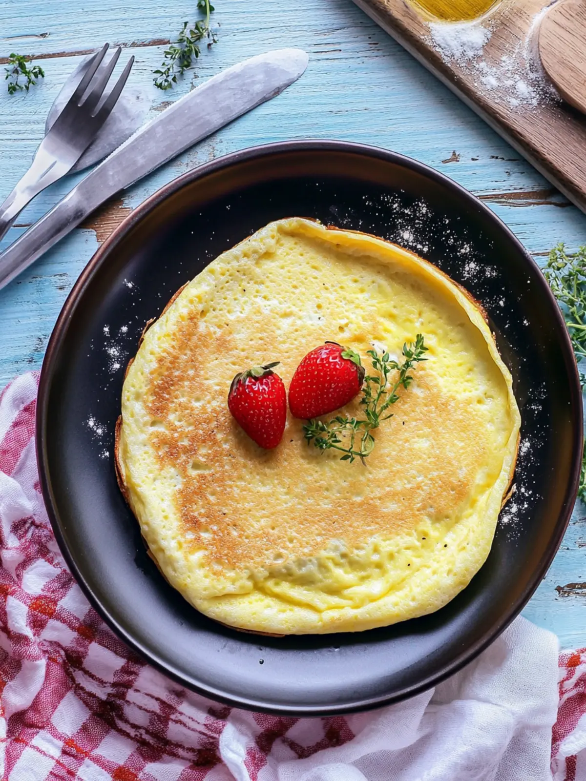 Sweet Omelet Delight: A Fluffy, Breadless Breakfast Treat 5 Sweet Omelet