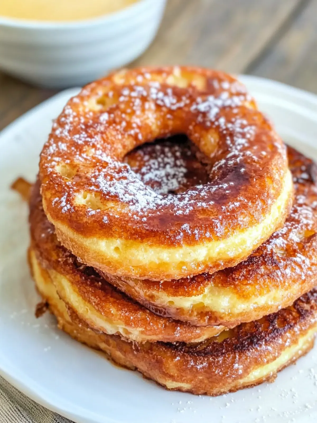 French Toast Donuts: A Sweet Twist on Breakfast Bliss 2 French Toast Donuts