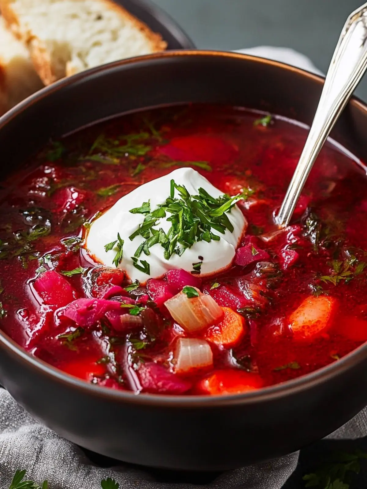 Hearty Ukrainian Borscht Soup: Your Comfort in a Bowl 3 Ukrainian Borscht Soup