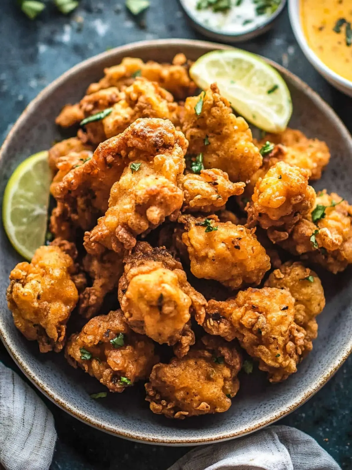Crispy Chicken Pakoras with a Flavorful Curry Leaf Twist 4 Chicken Pakoras