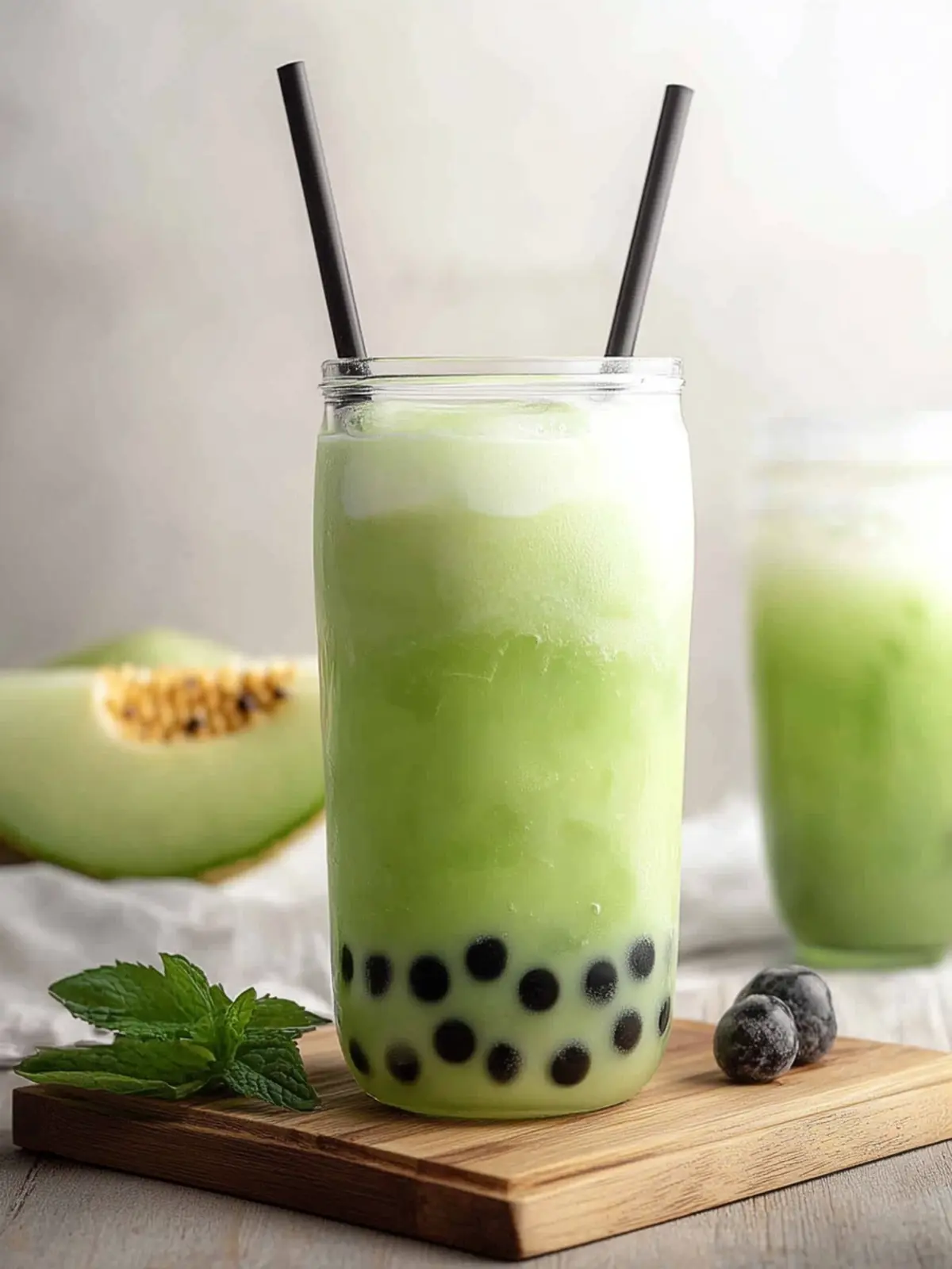 Delicious Honeydew Bubble Tea: A Refreshing Vegan Delight 4 Honeydew Bubble Tea