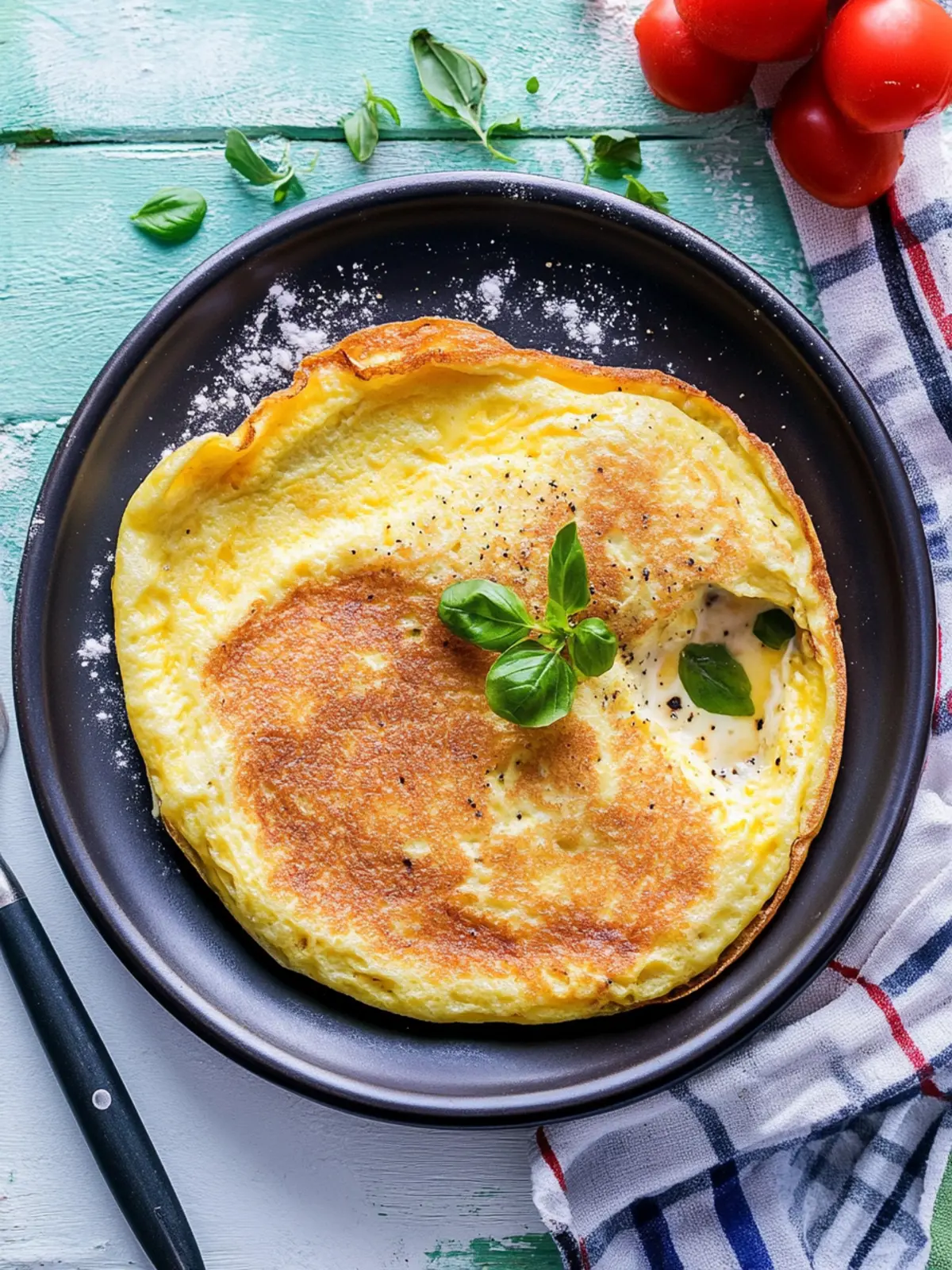 Sweet Omelet Delight: A Fluffy, Breadless Breakfast Treat 2 Sweet Omelet