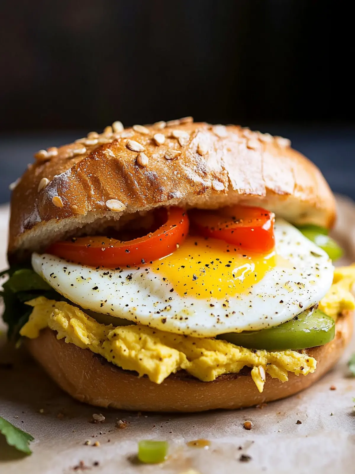 Ultimate Pepper and Egg Sandwich That Will Brighten Your Day 4 Pepper and Egg Sandwich
