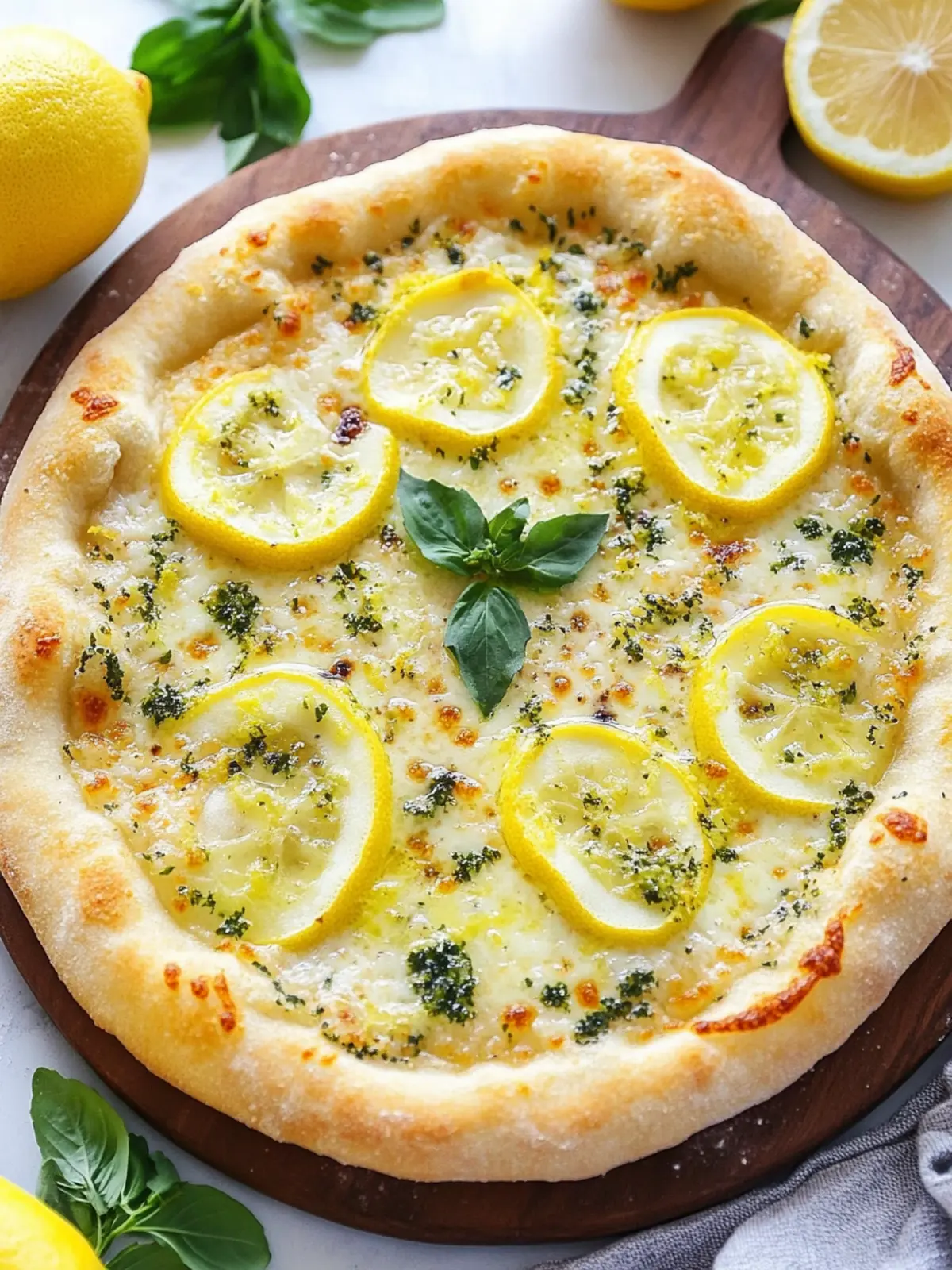 Delicious Lemon Pizza for Fresh Summer Nights 2 Lemon Pizza