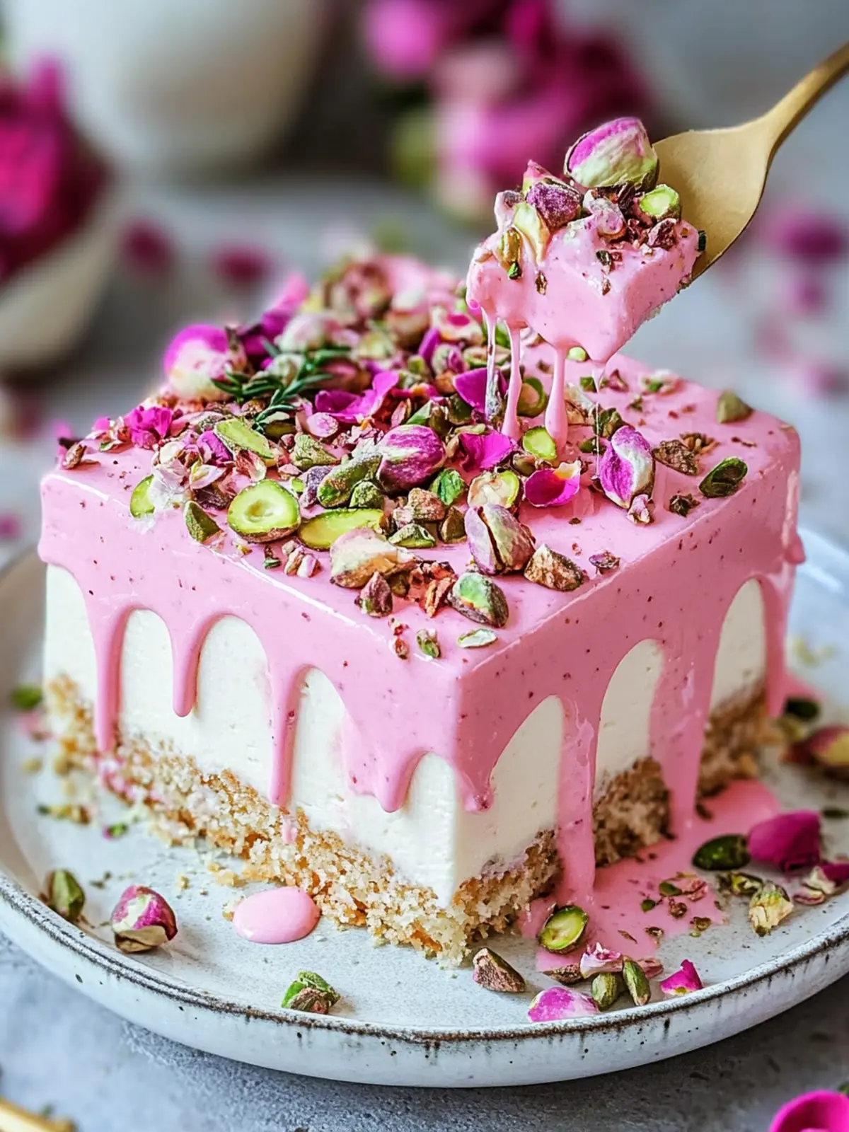 Delicious Pistachio Rose Milk Cake for a Sweet Escape 2 Pistachio Rose Milk Cake