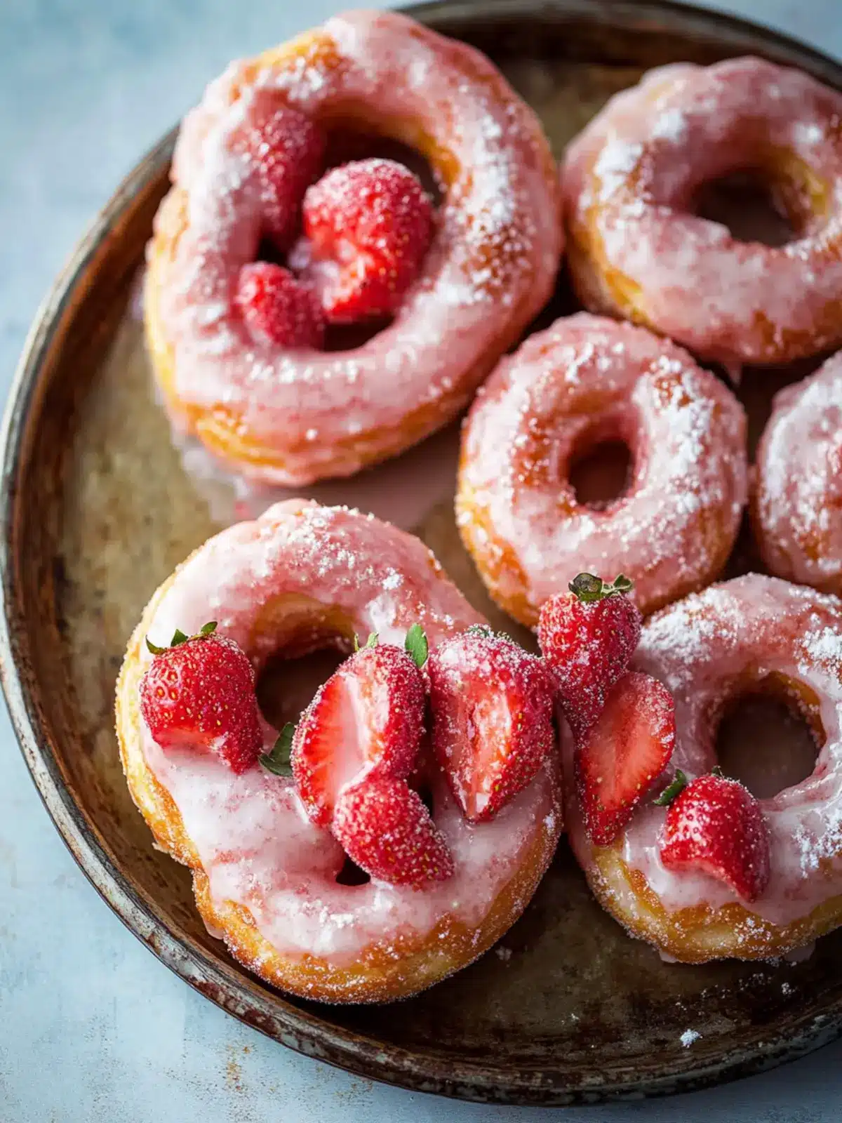 Delicious Strawberry Glazed French Crullers You Can Make Today 5 Strawberry Glazed French Crullers