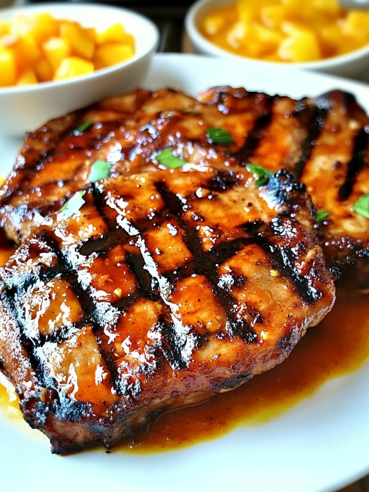 Mango Barbecued Pork Chops: A Sweet and Tangy Delight 3 Mango Barbecued Pork Chops