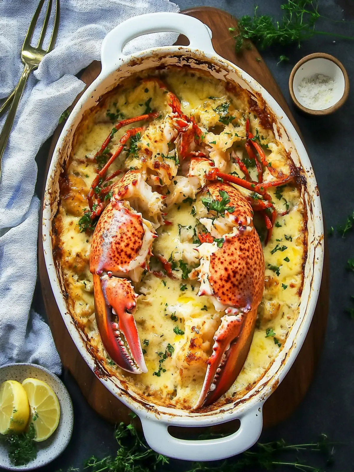 Indulge in Lobster Thermidor in Casserole Bliss 3 Lobster Thermidor in Casserole