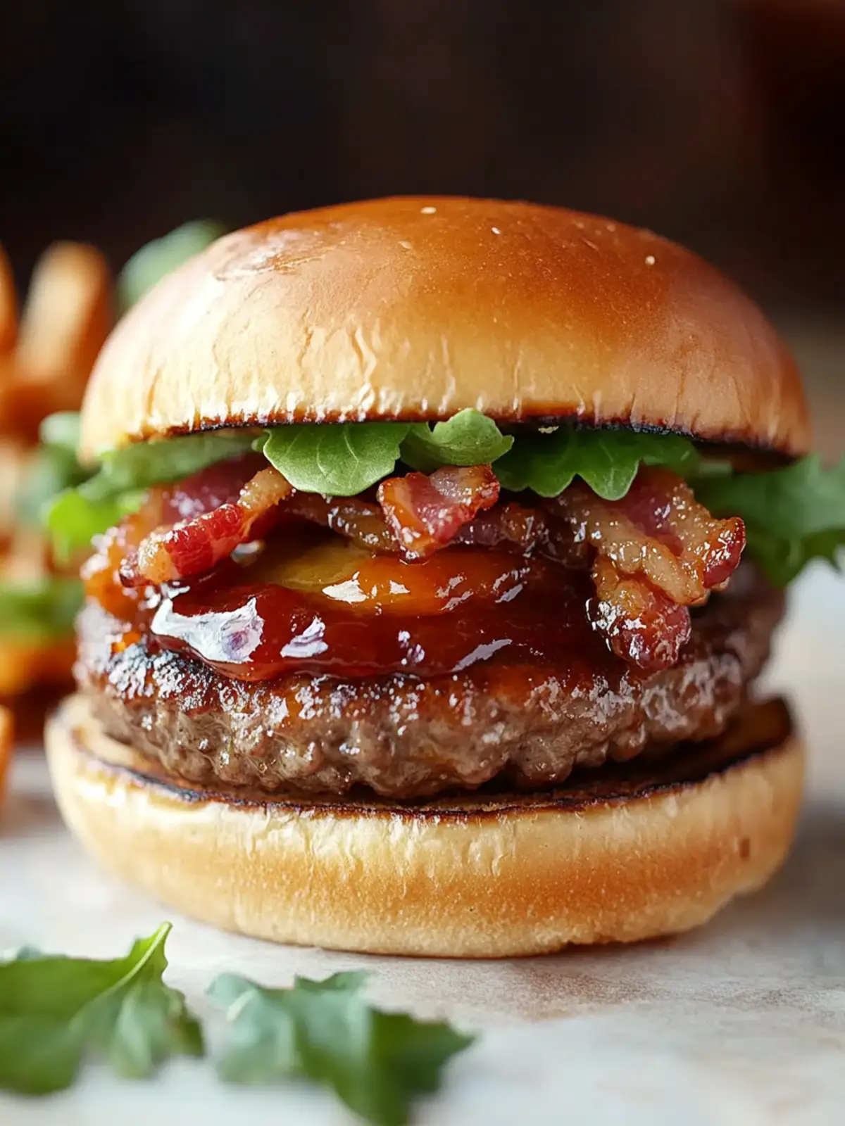 Indulge in Honey Drizzled Bacon Jam Smash Burger Bliss 3 Honey Drizzled Bacon Jam Smash Burger