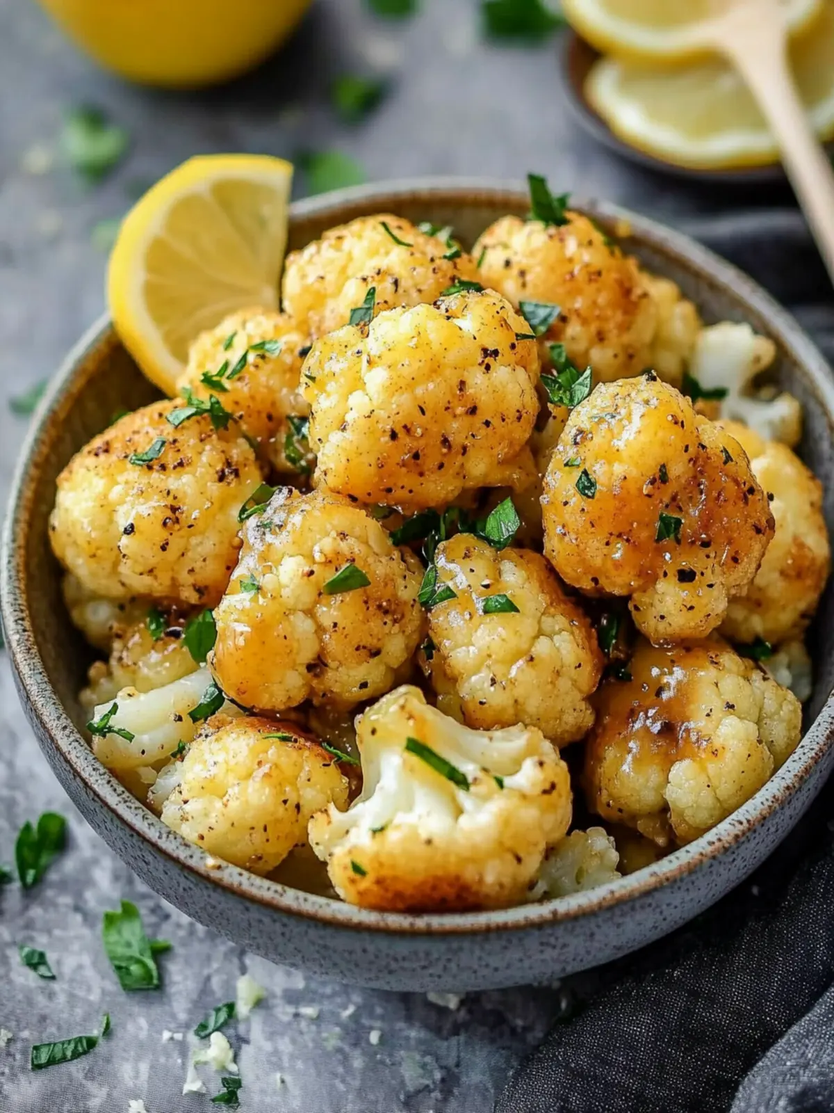 Zesty Lemon Pepper Glazed Cauliflower for Flavor Lovers 5 Lemon Pepper Glazed Cauliflower