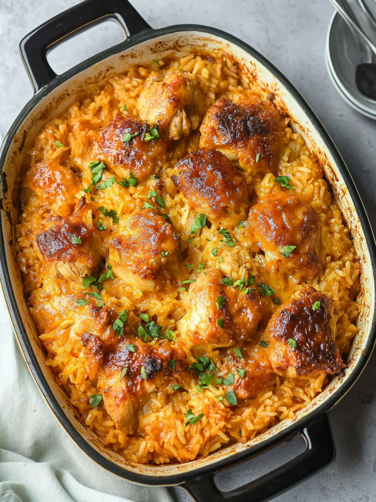 Savory Macau-Style Baked Portuguese Chicken Rice Delight 4 Macau-Style Baked Portuguese Chicken Rice