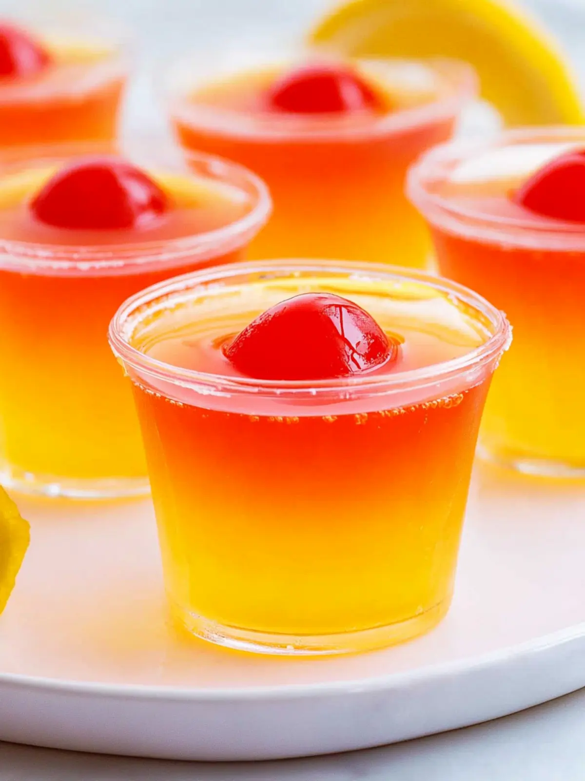 Delicious Tequila Sunrise Jello Shots for Your Next Party 3 Tequila Sunrise Jello Shots