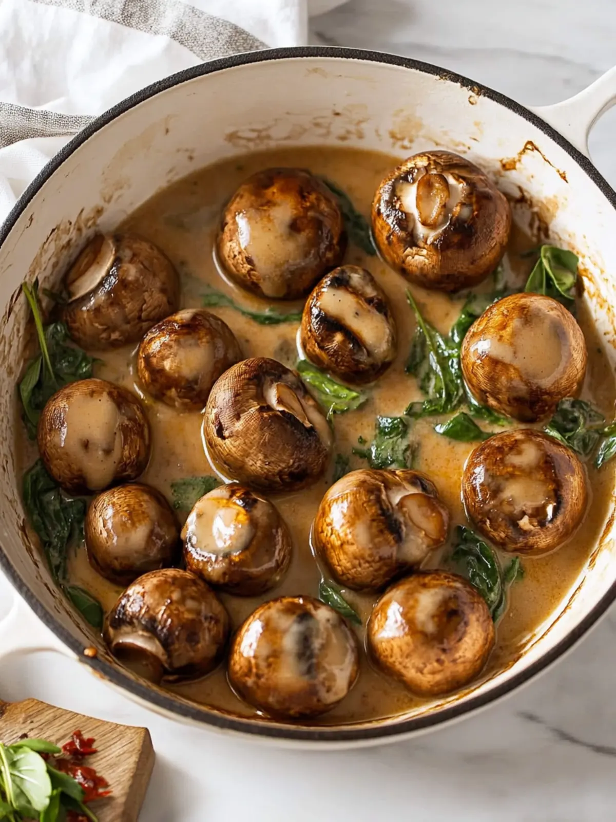 Creamy Tuscan Butter Mushrooms That Elevate Your Dinner Game 3 Tuscan Butter Mushrooms