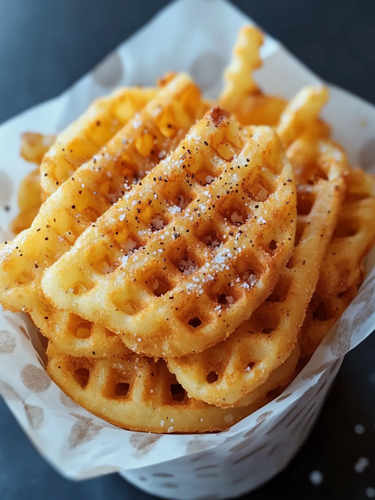 Crispy Seasoned Waffle Fries That Beat Fast Food Any Day 2 Crispy Seasoned Waffle Fries
