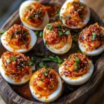 Kimchi Pickled Egg Bites: A Tangy Twist on Snack Time 6 Kimchi Pickled Egg Bites