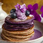 Fluffy Vegan Ube Pancakes for a Vibrant Breakfast Bliss 8 Ube Pancakes