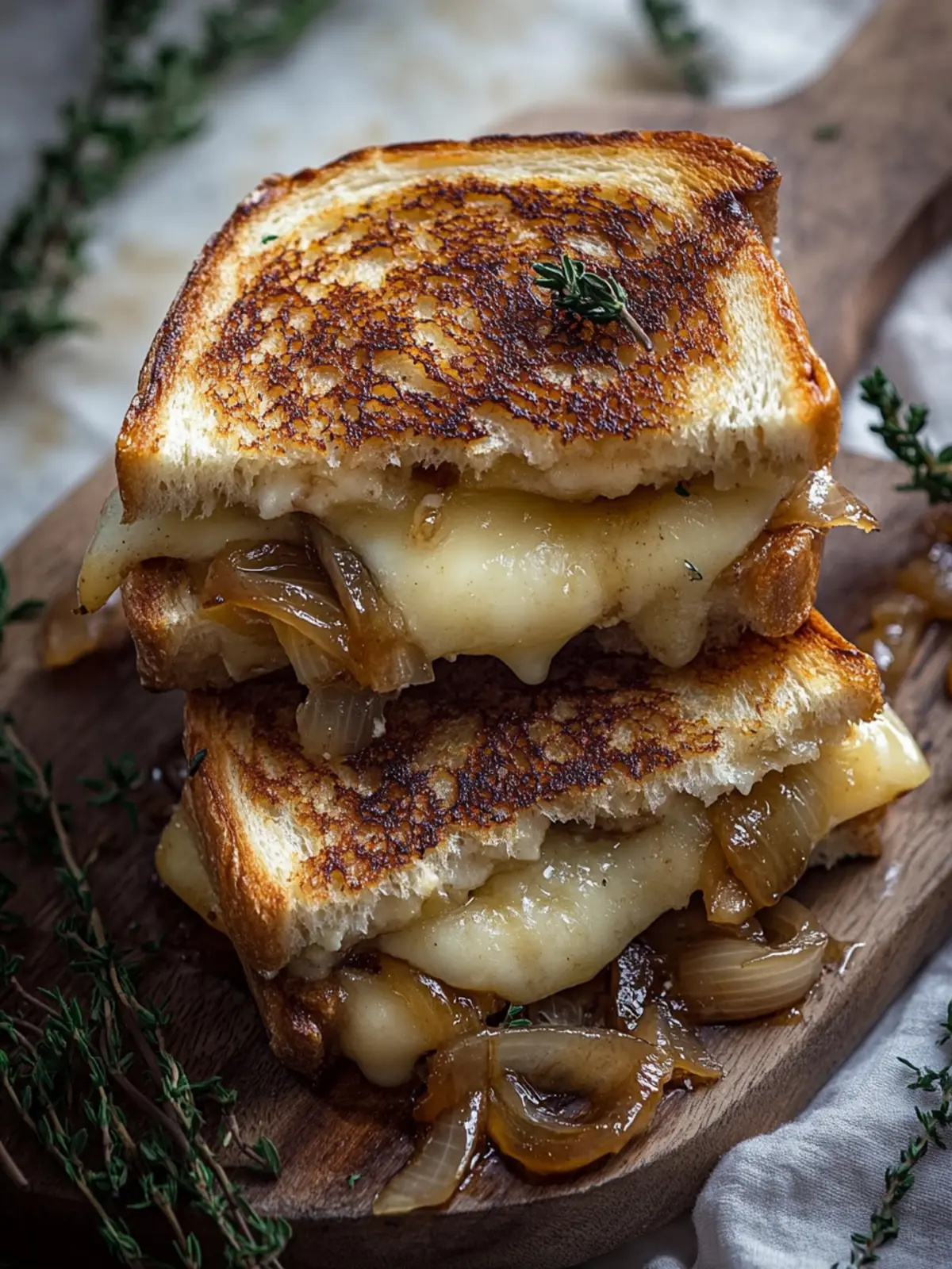 Melt-in-Your-Mouth Pear & Apple Grilled Cheese Delight 3 Pear & Apple Grilled Cheese With Caramelized Onions