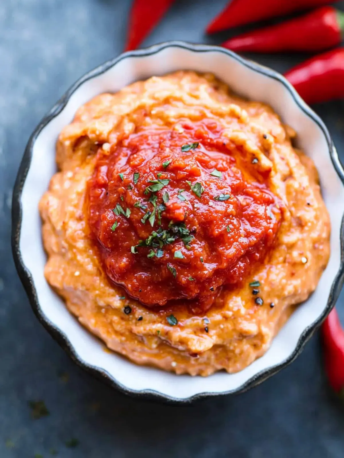 Creamy Roasted Red Pepper Spread for a Flavorful Dip 2 Roasted Red Pepper Spread