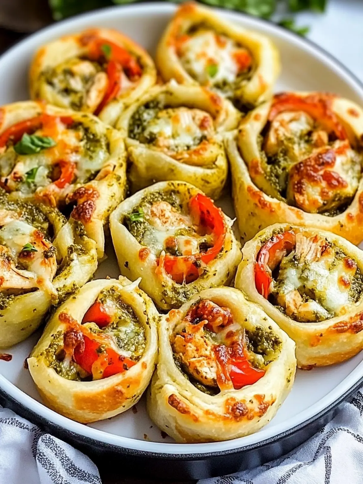 Irresistible Chicken Pesto Pizza Rolls Ready in 28 Minutes 3 Chicken Pesto Pizza Rolls