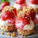 Irresistible Strawberry Cheesecake Crunch Bites You’ll Love 6 Strawberry Cheesecake Crunch Bites
