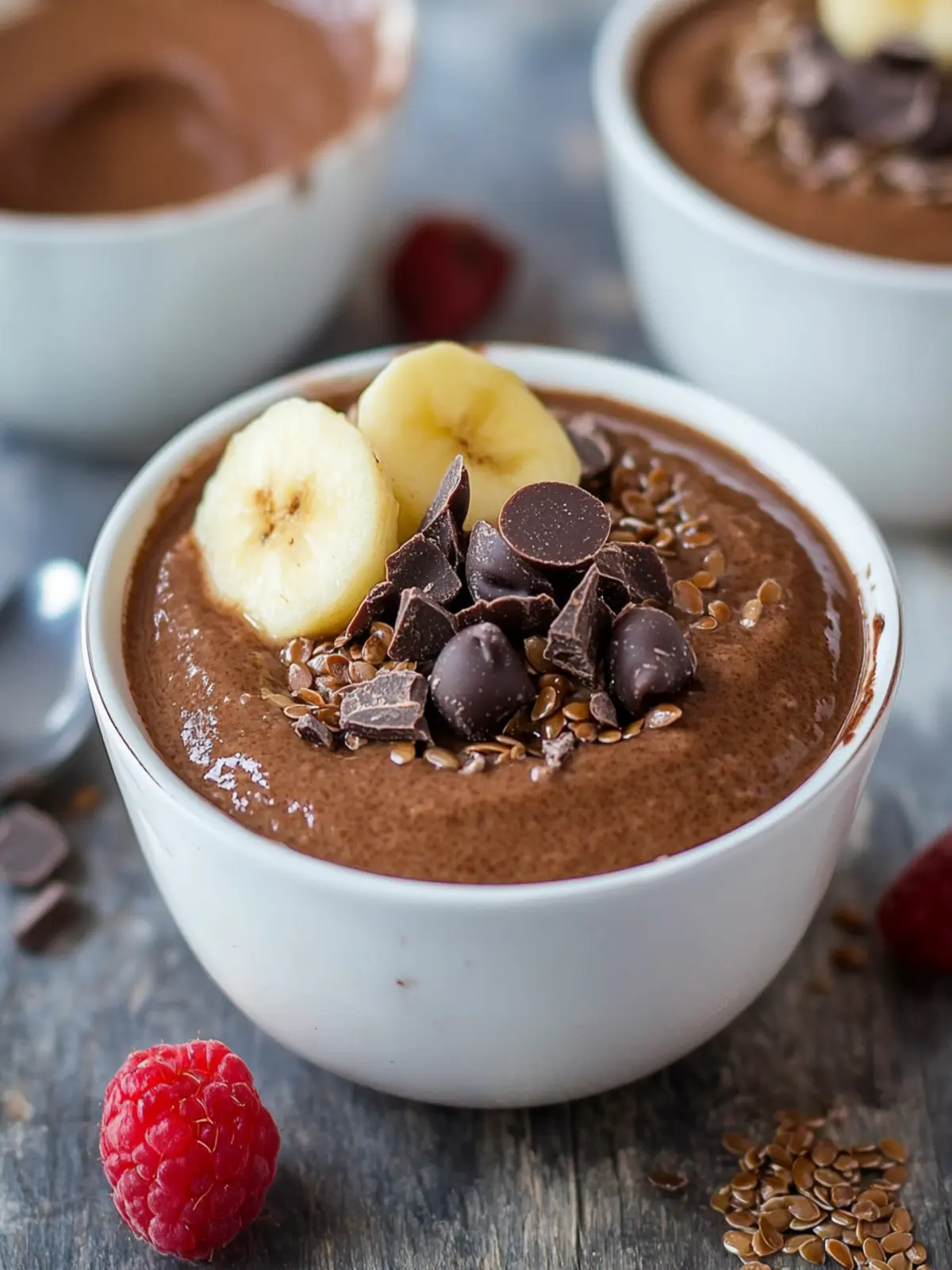 Indulge Guilt-Free with Chocolate Flaxseed Pudding Bliss 3 Chocolate Flaxseed Pudding