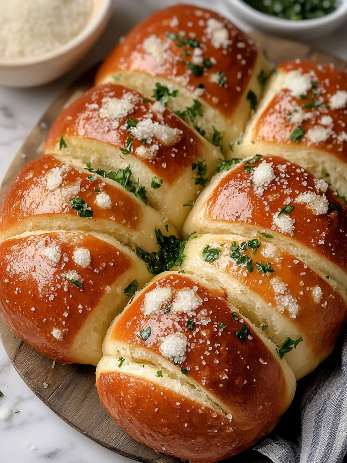 Mouthwatering Korean Garlic Salt Bread You'll Adore 2 Korean Garlic Salt Bread