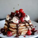 Irresistible Chocolate Cherry Pancakes for Your Dream Breakfast 2 Chocolate Cherry Pancakes