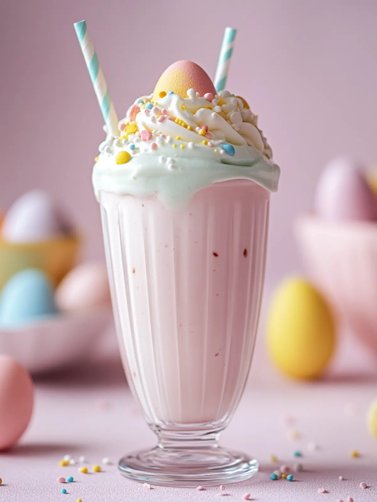 Delightfully Fun Pastel Easter Egg Milkshake Recipe 2 Pastel Easter Egg Milkshake