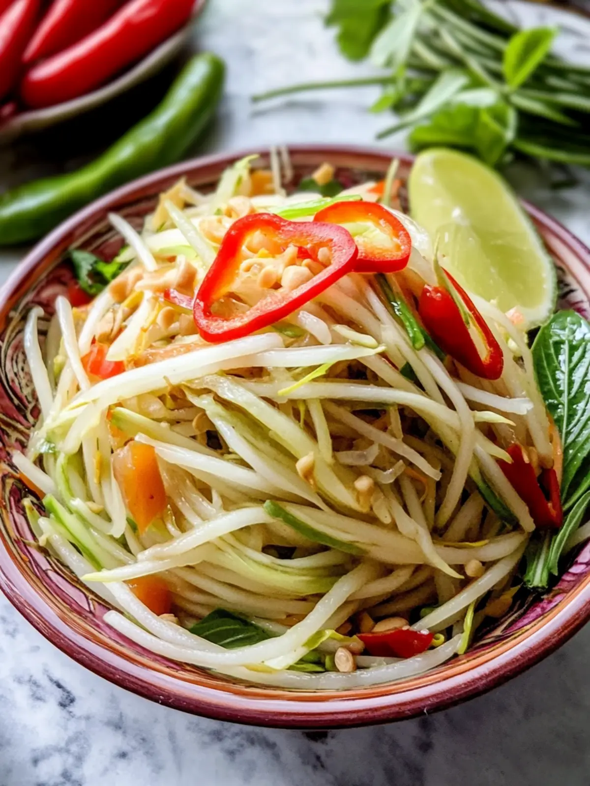 Spice Up Your Meals with Authentic Lao Papaya Salad Today 2 Lao Papaya Salad
