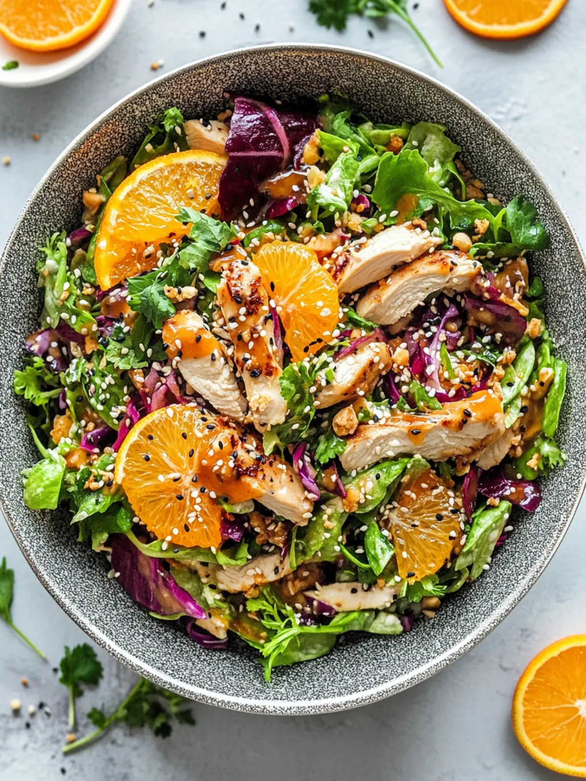 Flavor-Packed Sesame Ginger Orange Chicken Salad Delight 5 Sesame Ginger Orange Chicken Salad