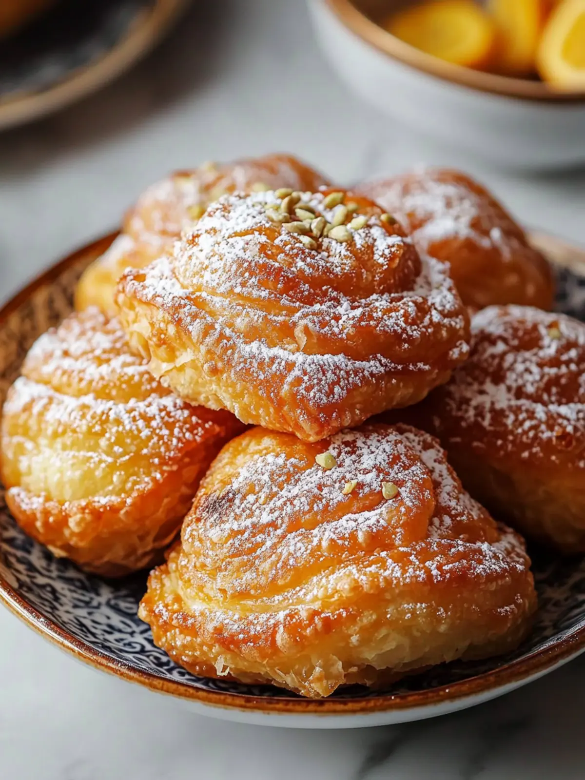 Delicious Moroccan Sweet Fried Pastry with Honey Twist 3 Moroccan Sweet Fried Pastry