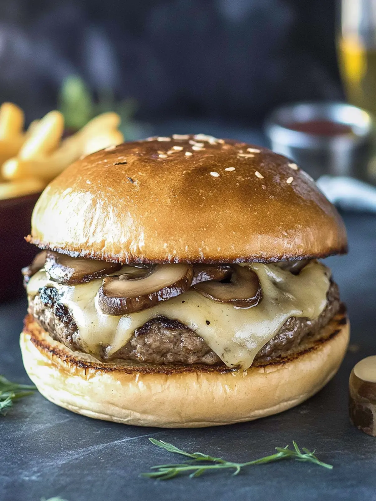 Mouthwatering Mushroom Swiss Burger: Your New Favorite Recipe 3 Mushroom Swiss Burger