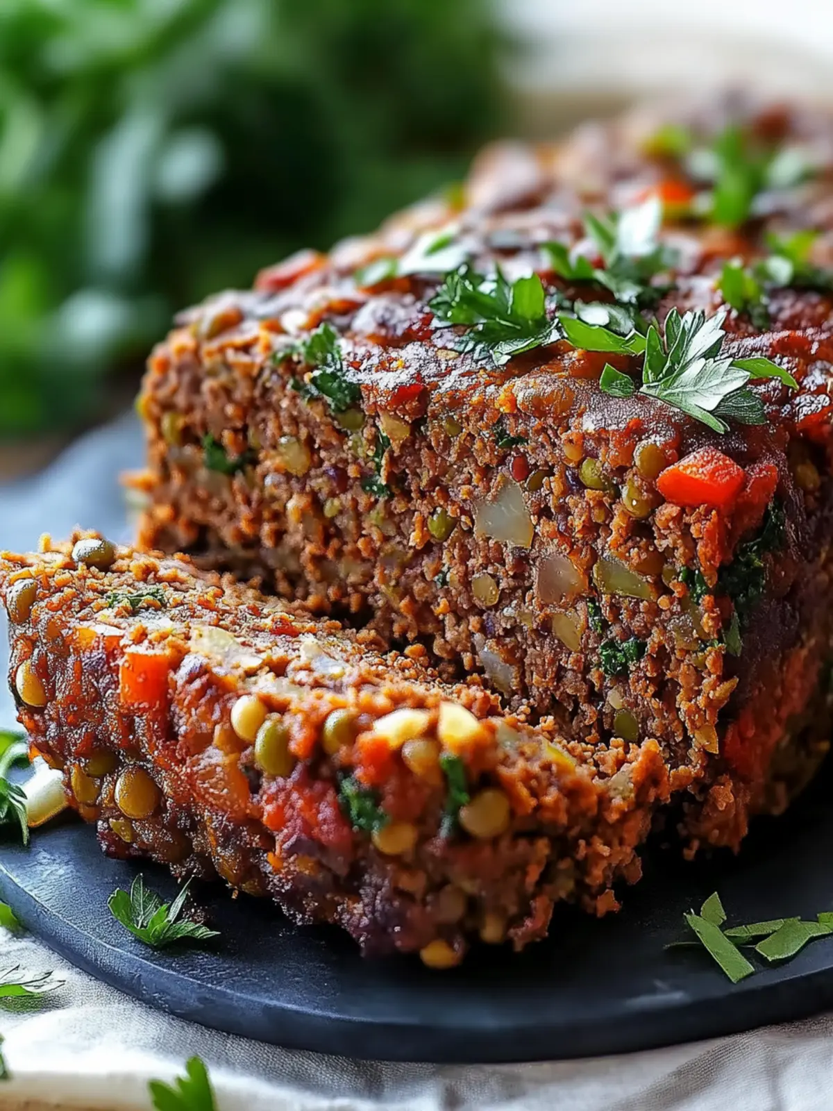 Irresistible Lentil Meatloaf: Comfort Food Redefined 3 Lentil Meatloaf
