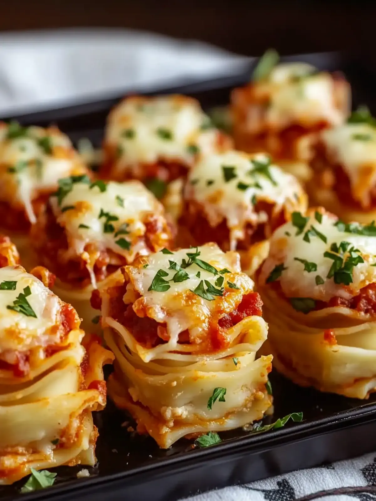 Savory Mini Lasagna Appetizer Rolls for Easy Snacking 5 Mini Lasagna Appetizer