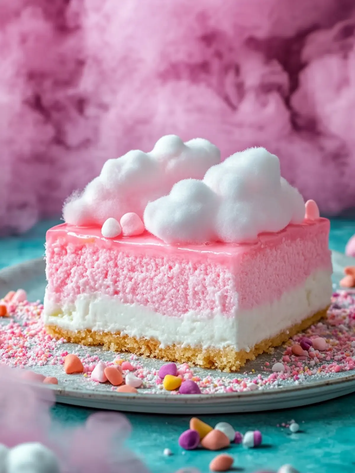 Delicious Bubblegum Cloud Slice for a Fun Dessert Twist 2 Bubblegum Cloud Slice