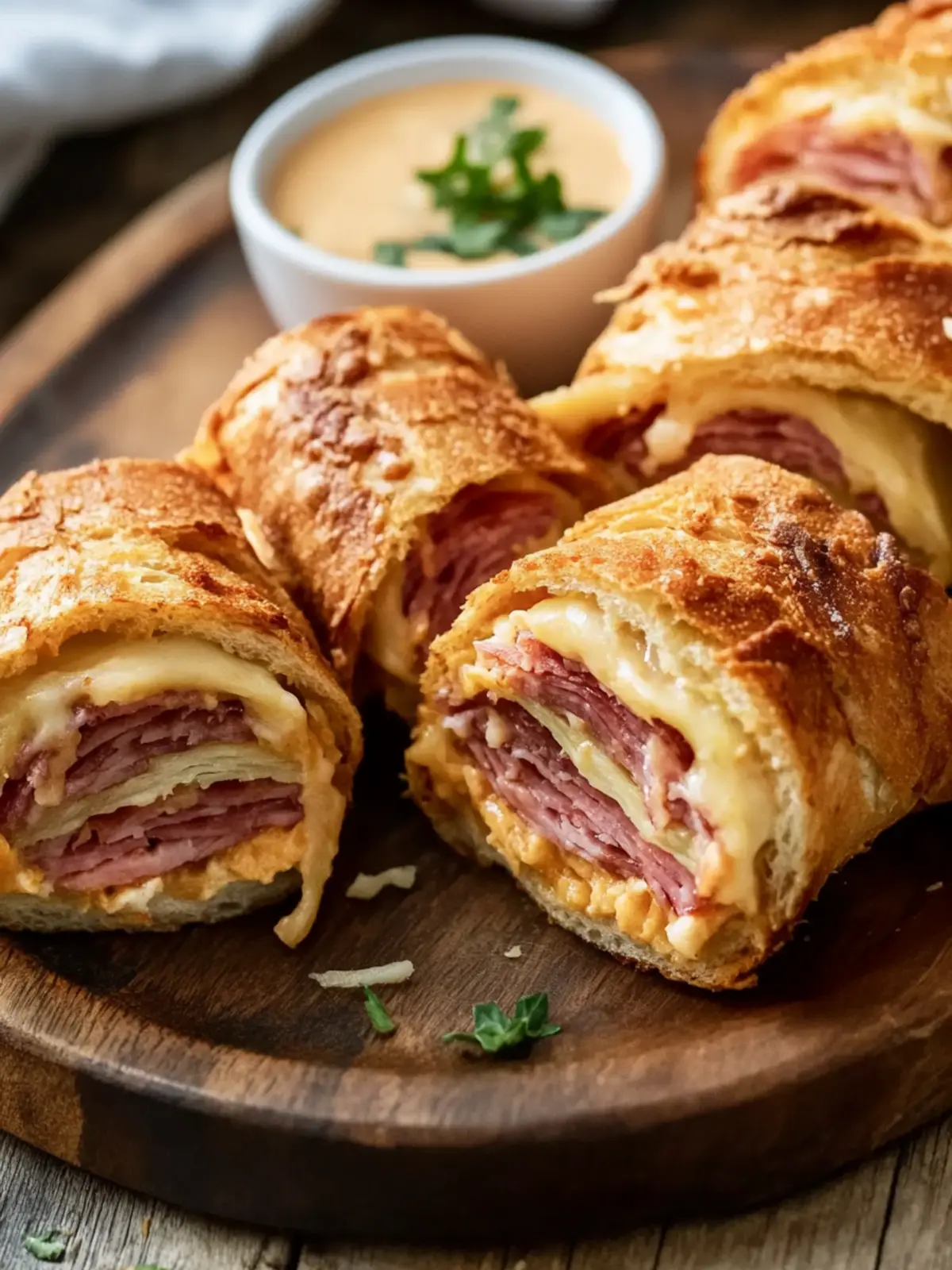 Baked Reuben Sandwich Roll-Ups: Delicious Snack for All Occasions 4 Baked Reuben Sandwich Roll-Ups
