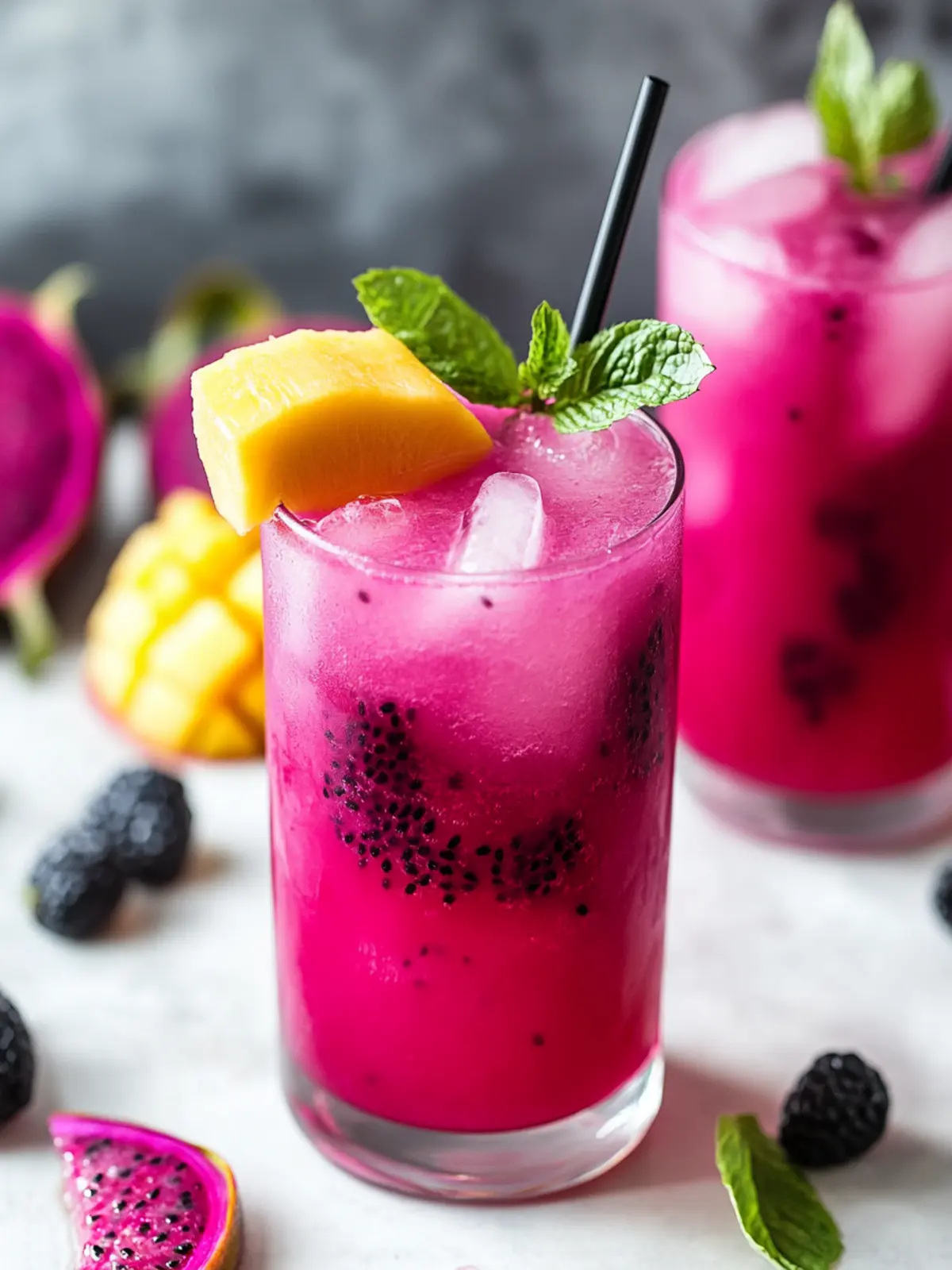 Revitalize Your Day with Mango Dragon Fruit Refresher 2 Mango Dragon Fruit Refresher